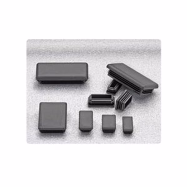 Tubing Inserts-RECTANGULAR-1 X 2-(10-14)-LDPE-BLACK, 1250PK